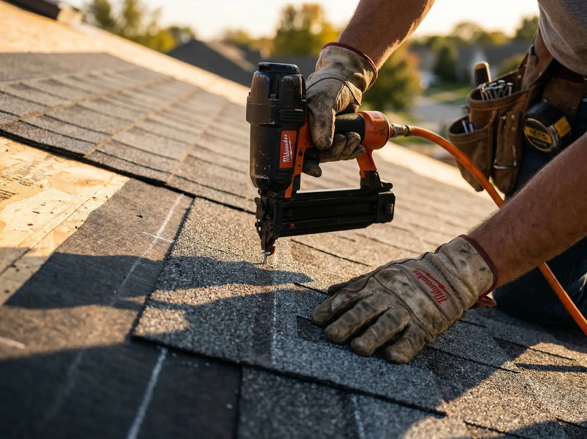 Big Dog Roofing team at work in Fort Wayne Indiana
